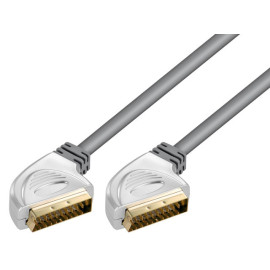 Kabel SCART / SCART 2,5m Home Theater; pozlaćen