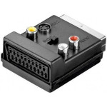 Adapter SCART M na 3xčinč+SVHS+SCART ženski IN OUT