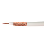 Kabel koaks 75R 6,0/0,65mm bijeli - - - - -