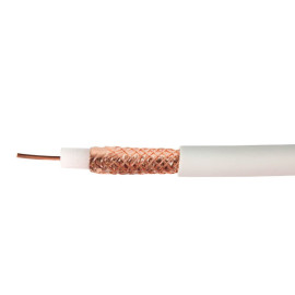 Kabel koaks 75R 6,0/0,65mm bijeli - - - - -