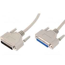 Kabel RS232 DB25 muški / DB25 ženski 1,8m