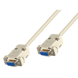 Kabel serijski DB9 ženski / DB9 ženski; 2m