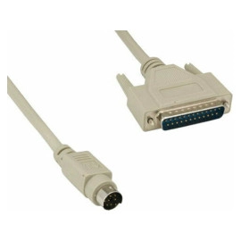 Kabel D-25 muški / DIN8 muški; 1,8m