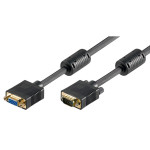 Kabel VGA DB15-M / DB15-Ž; za monitor; 20m; profi