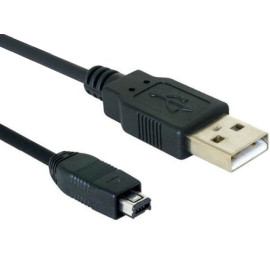Kabel USB 2.0 A muški / Mini-A 4pin; 1,8m