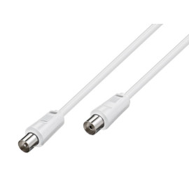Kabel koaks ravni 2,5m bijeli