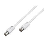 Kabel koaks ravni 1,5m bijeli