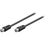 Kabel koaks ravni 1,5m crni