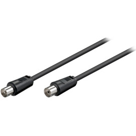 Kabel koaks ravni 1,5m crni