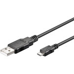 Kabel USB 2.0 A muški / Micro-B muški; 1,8m