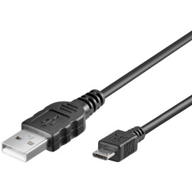 Kabel USB 2.0 A muški / Micro-B muški; 1m