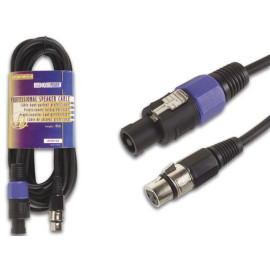 Kabel SPEAKON 2p muški / XLR 3p ženski 5m; profi -