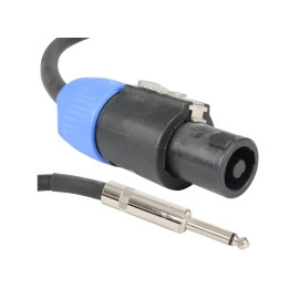 Kabel SPEAKON 4p muški / 6.35 muški mono 5m profi-