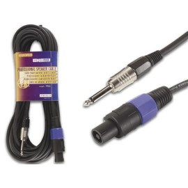 Kabel SPEAKON 4p muški / 6.35 muški mono 10m- - - 