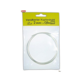 Žica posrebrena 2mm 0,8m KS020 Kemo