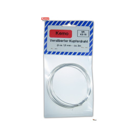 Žica posrebrena 1,5mm 2m KS015 Kemo