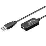 Kabel USB 2.0 A muški / A ženski; 5m; aktivni