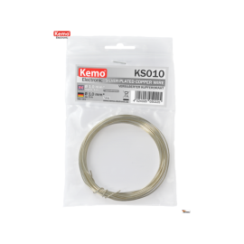 Žica posrebrena 1,0mm 5m KS010 Kemo