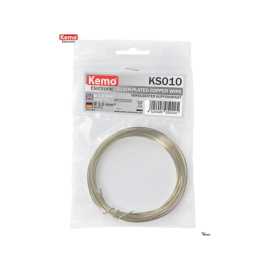 Žica posrebrena 1,0mm 5m KS010 Kemo