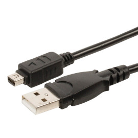 Kabel USB 2.0 A muški / Mini 12pin; 1,8m Olympus