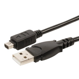 Kabel USB 2.0 A muški / Mini 12pin; 1,8m Olympus