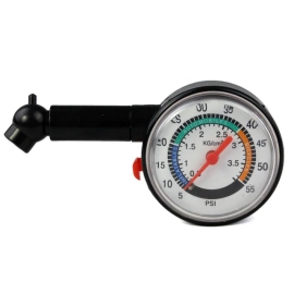 Mjerač tlaka guma 0-4 kg/cm2 (BAR), 5-55 PSI
