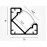 Aluminijski profil nadgradni kutni 19x19mm; 2m; OP