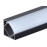 Aluminijski profil nadgradni kutni 19x19mm; 2m; OP