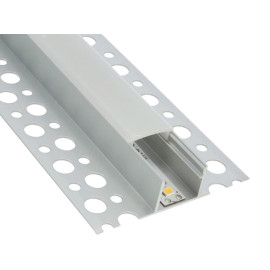 Aluminijski profil ugradbeni 13.1x17,2mm; sivi 2m