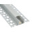Aluminijski profil ugradbeni 13.1x17,2mm; 2m knauf