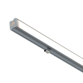 Aluminijski profil nadgradni 16.9x14.7mm; sivi 2m 