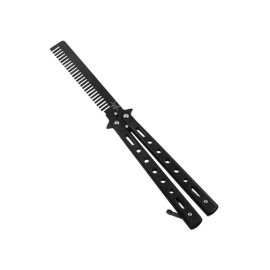 Češalj rasklopni 22cm leptir / butterfly; crni
