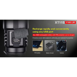 Svjetiljka Klarus XT11S; ACCU, 1100lm, 330m, IPX8