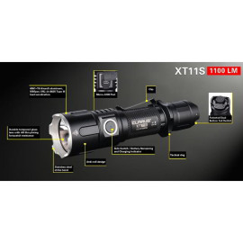 Svjetiljka Klarus XT11S; ACCU, 1100lm, 330m, IPX8