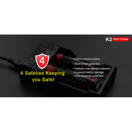 Punjač Litij-ion Ni-MH baterija K2 Klarus; USB