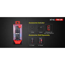 Svjetiljka Klarus XT1C; ACCU; 1000lm; 178m, IPX8