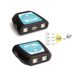 Preklopnik USB2.0 četiri računala - jedan pisač