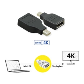 Adapter mini DisplayPort M na DisplayPort Ž 1.2