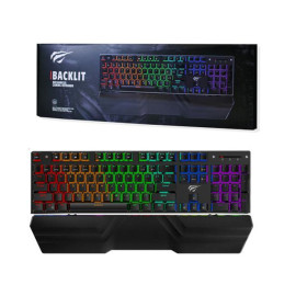 Tipkovnica USB mehanička Gamenote HV-KB498L osvj.