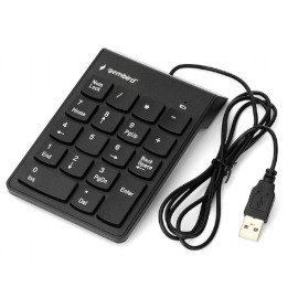 Tipkovnica numerička USB Gembird; crna; 1,45m 