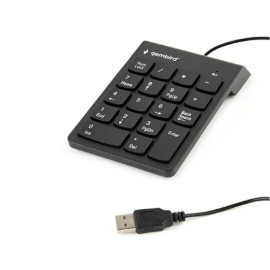 Tipkovnica numerička USB Gembird; crna; 1,45m 