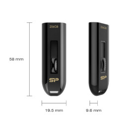 USB stick drive 256GB SP USB 3.1 Blaze B21 crni