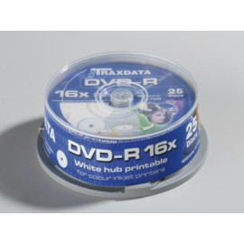 DVD-R Traxdata 4,7GB 16X printable 25kom
