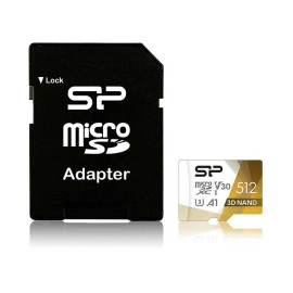 Mem. kartica SDXC 512Gb U3 CL10 micro + adapter SP