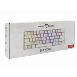 Tipkovnica žična SHINOBI meh.- bijela White Shark