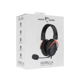 Slušalice gaming GORILLA - Crno/Crvene White Shark