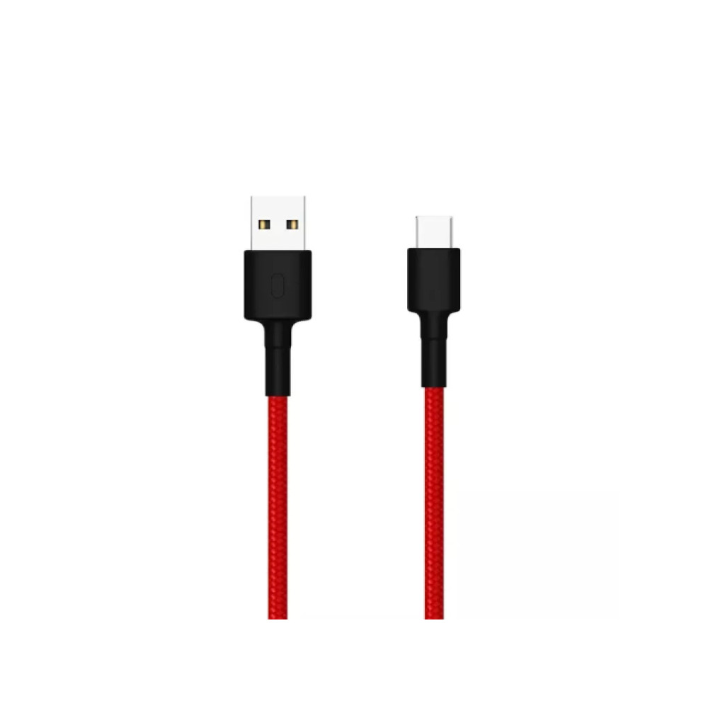 Kabel USB A-USB C muški; 1m Xiaomi pleteni crveni Kabel USB A-USB C muški; 1m Xiaomi pleteni crveni