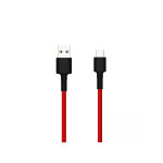 Kabel USB A-USB C muški; 1m Xiaomi pleteni crveni