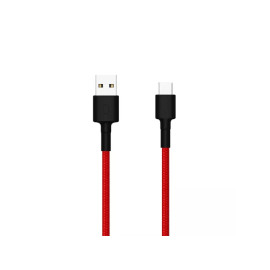 Kabel USB A-USB C muški; 1m Xiaomi pleteni crveni