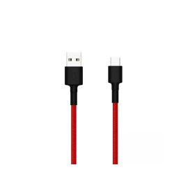 Kabel USB A-USB C muški; 1m Xiaomi pleteni crveni